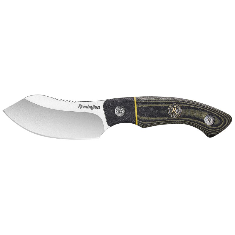 Remington Accessories 15637 Hunter Caping Fixed Stainless Steel Blade MultiColor G10 Handle Includes Sheath