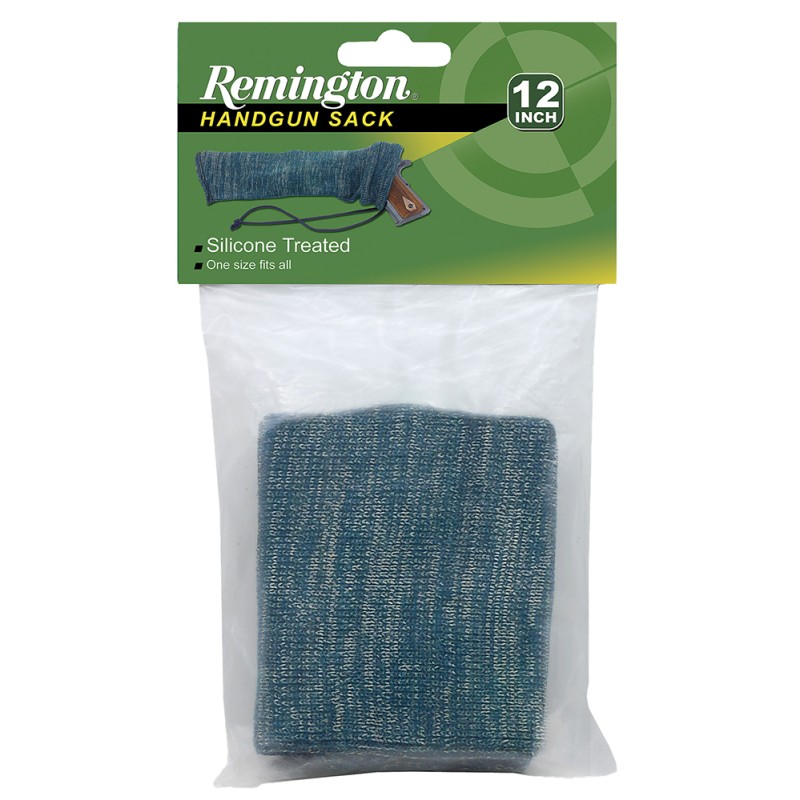 Remington Accessories 17269 Gun Sack  12 Handgun Green Silicone Treated Polyester