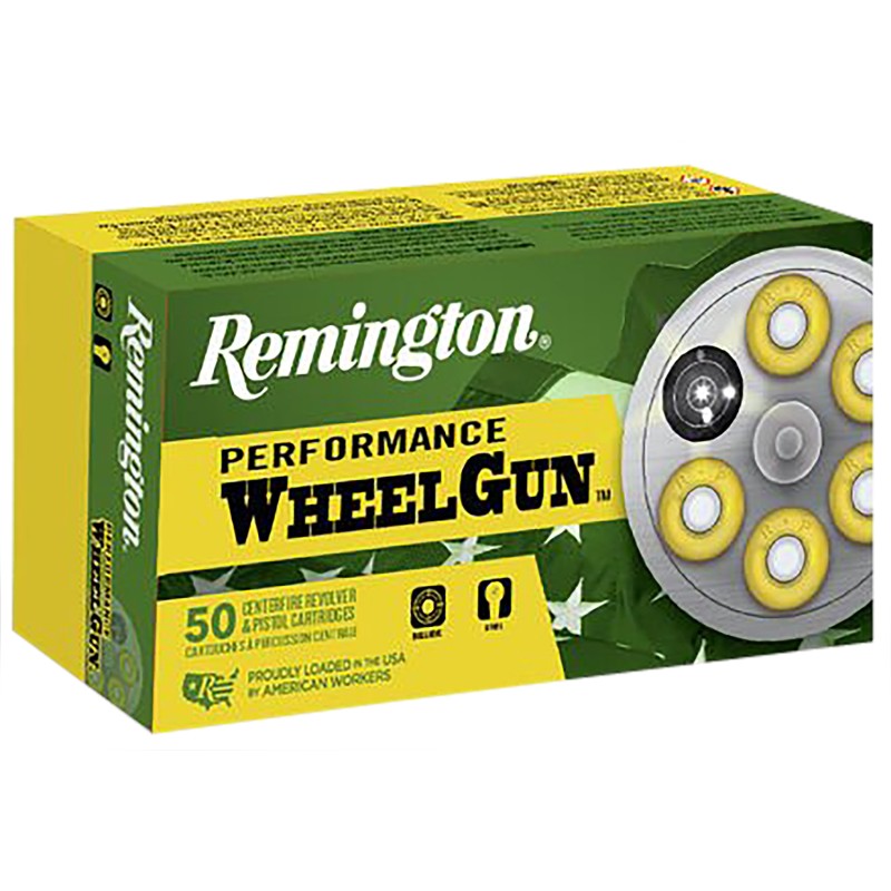 Remington Ammunition 22333 Performance WheelGun  44 SW Spl 246 gr Lead Round Nose 50 Per Box 10 Case