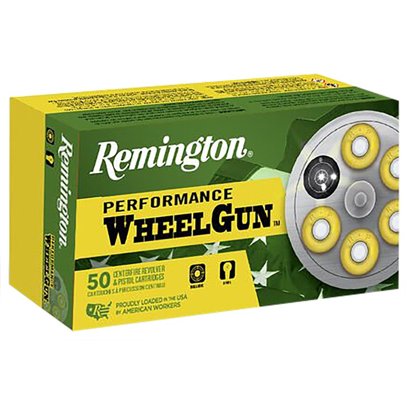 Remington Ammunition 22267 Performance WheelGun  38 Special 148 gr Target Master Wad Cutter 50 Per Box 10 Case