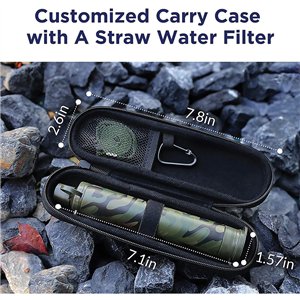 Water Filter Straw with Case