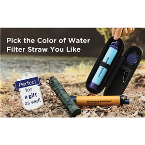 Water Filter Straw with Case