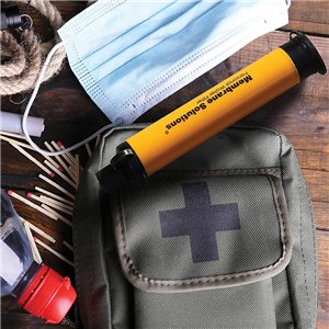 Water Filter Straw Orange