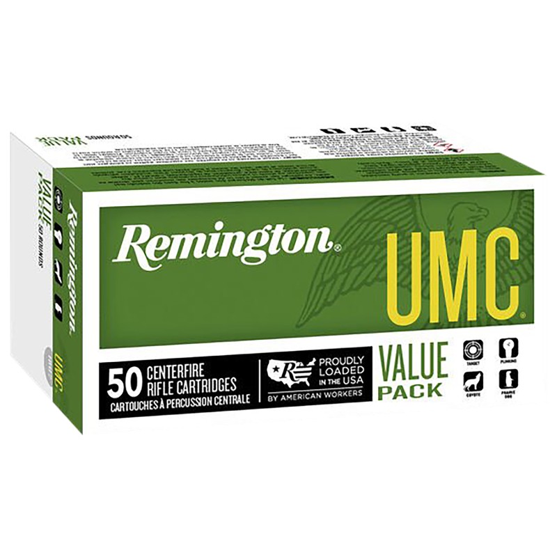 Remington Ammunition 23906 UMC Value Pack 223 Rem 45 gr Jacket Hollow Point 50 Per Box 8 Cs