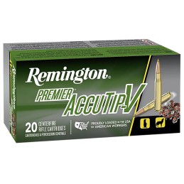 Remington Ammunition 29220 Premier AccutipV 204 Ruger 40 gr AccuTip V Boat Tail 20 Per Box 10 Case