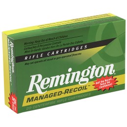 Remington Ammunition 27644 ManagedRecoil  3030 Win 125 gr Soft Point Core Lokt 20 Per Box 10 Case