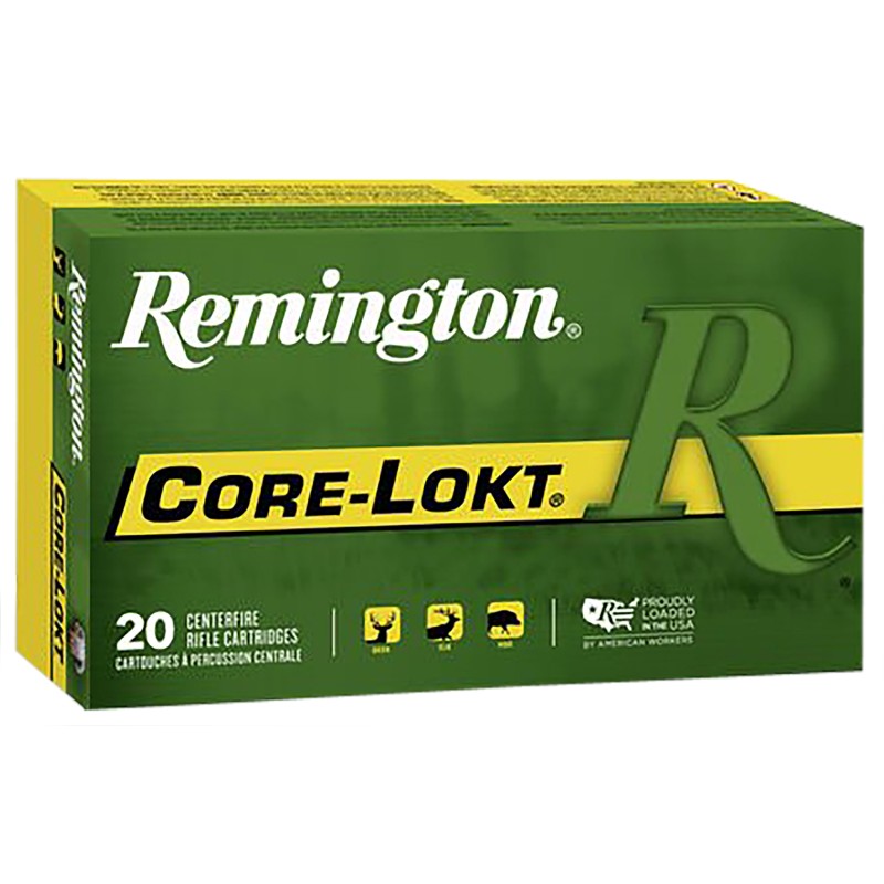 Remington Ammunition 29049 CoreLokt  6mm Creedmoor 100 gr Pointed Soft Point Core Lokt 20 Per Box 10 Case