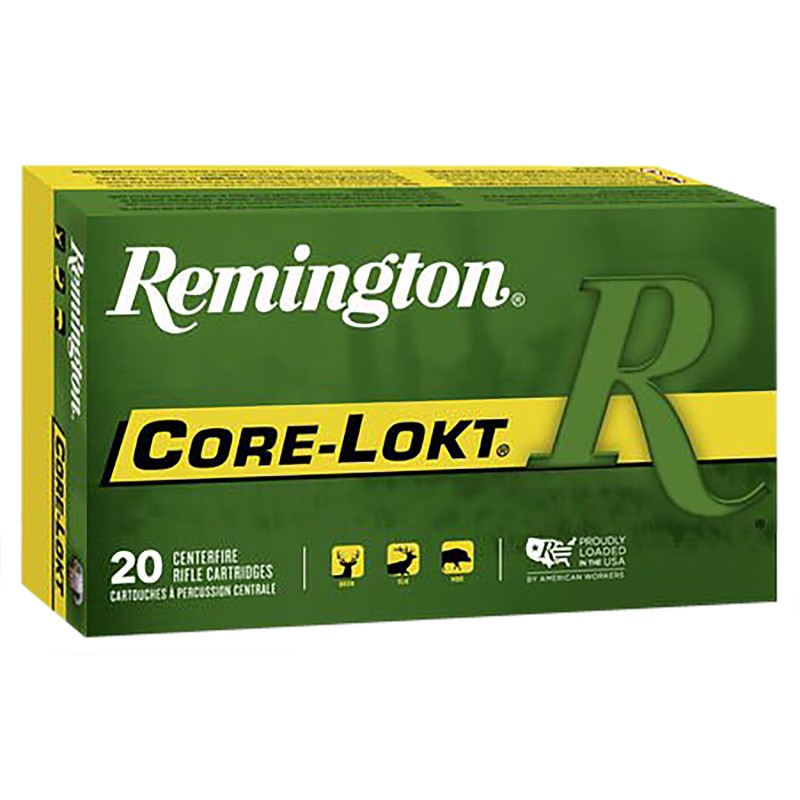 Remington Ammunition 27802 CoreLokt  243 Win 100 gr Pointed Soft Point Core Lokt 20 Per Box 10 Case