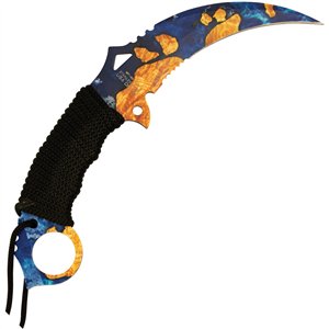 Karambit Fixed Blade Blue