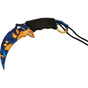 Karambit Fixed Blade Blue