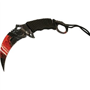 Karambit Fixed Blade Red