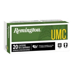 Remington Ammunition 23701 UMC  303 British 174 gr Full Metal Jacket 20 Per Box 10 Cs