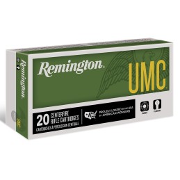 Remington Ammunition 23661 UMC  450 Bushmaster 260 gr Full Metal Jacket 20 Per Box 10 Cs