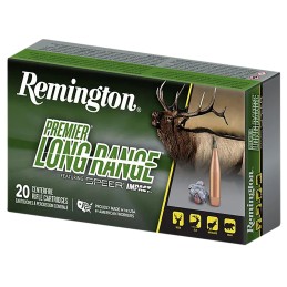 Remington Ammunition R21347 Premier Long Range 300 RUM 190 gr Speer Impact 20 Per Box 10 Case