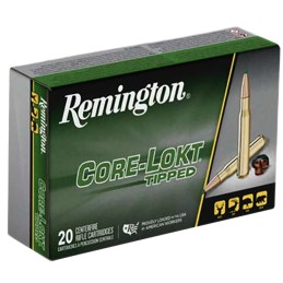 Remington Ammunition R20043   6.5 PRC 140 gr Core Lokt Tipped 20 Per Box 10 Case