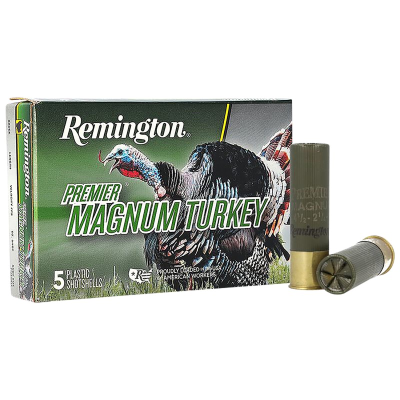 Remington Ammunition 24395 Premier Magnum Turkey 10 Gauge 3.50 2 14 oz 4 Shot 5 Per Box 20 Cs