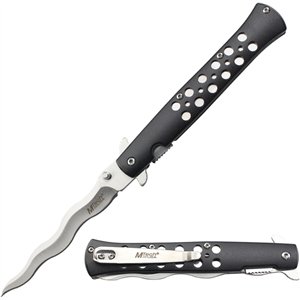 Linerlock A/O Black Wavy
