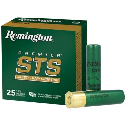 Remington Ammunition 28057 Premier STS  28 Gauge 2.75 34 oz 8 Shot 25 Per Box 10 Cs