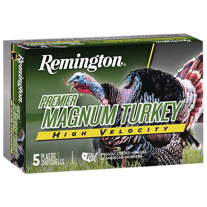 Remington Ammunition 20119 Premier Magnum Turkey High Velocity 20 Gauge 3 1 18 oz 5 Shot 5 Per Box 20 Cs