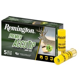 Remington Ammunition 20498 Premier AccuTip  20 Gauge 3 Sabot Slug Shot 5 Per Box 20 Cs