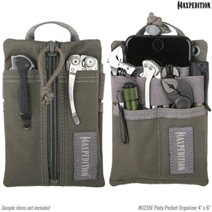 Platy Pocket Organizer 4x6 Grn