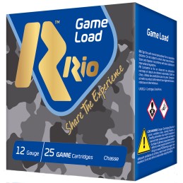 Rio Ammunition SG328 Game Load Super Game High Velocity 12 Gauge 2.75 1 18 oz 8 Shot 25 Per Box 10 Case