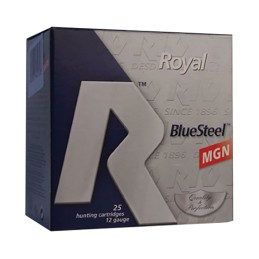 Rio Ammunition RBSM325 Royal BlueSteel  12 Gauge 3 1 18 oz 5 Shot 25 Per Box 10 Case