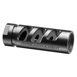 Rise Armament RA701223BLK RA701 Compensator Black Nitride 416R Stainless Steel with 1228 tpi Threads  2.50 OAL for 5.56x45mm NAT