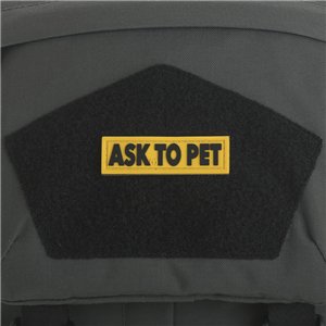 Ask To Pet Patch Full Color