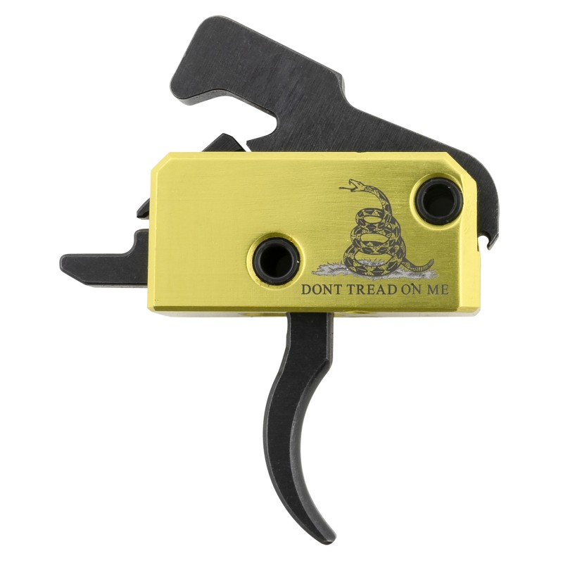 Rise Armament RA140DTOM Dont Tread on Me Trigger Assembly SingleStage Curved Trigger with 3.50 lbs Draw Weight Dont Tread on Me 