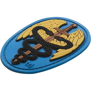 Sword Caduceus Patch Color