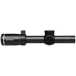 Riton Optics 5T110LFI23 5 Tactix Black 110x24mm 30mm Tube Illuminated 3OT Reticle