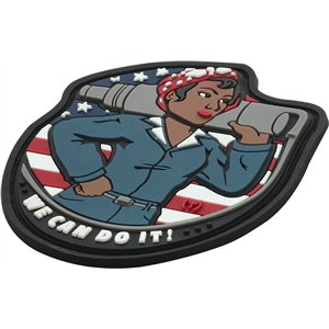 Riveting Rosie Patch Color