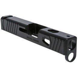 Rival Arms RA10G305A Precision Slide A1 Compatible wGlock 43 Gen3 9mm Luger Black QPQ Stainless Steel RMR Cut Sights