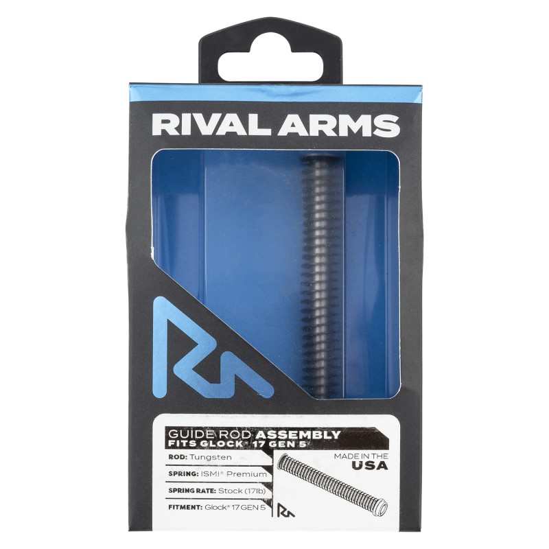 Rival Arms RA50G121T Guide Rod Assembly  Tungsten Stainless Steel for Glock 17 Gen5