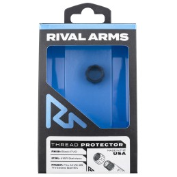 Rival Arms RARA300001A Thread Protector  9mm Luger Black PVD 416R Stainless Steel 1228 tpi