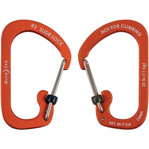 Carabiner SlideLock No3 Orange