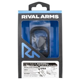 Rival Arms RARA70G121A Two Piece Magwell  Compatible wGen5  Glock 17223435 Black Anodized Aluminum