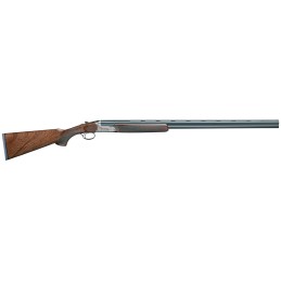 Rizzini USA 240312 BR110 Light Luxe 12 Gauge 28 OU VR 2rd 3 Gray Anodized Turkish Walnut Fixed Pistol Grip Stock Right Hand Full