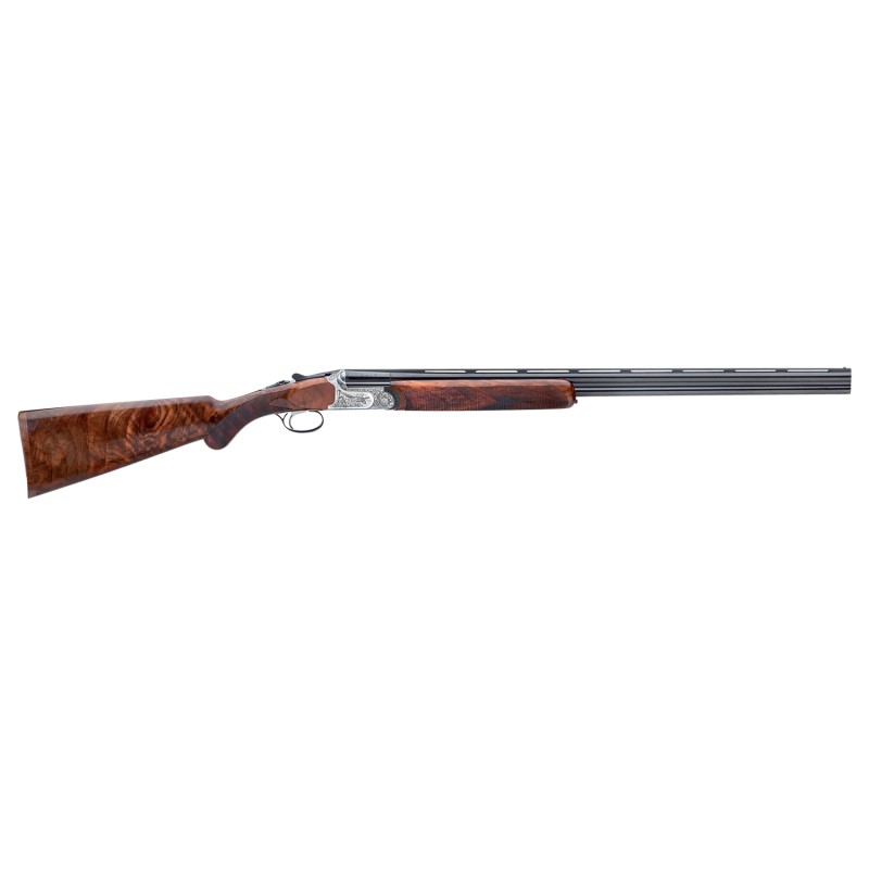 Rizzini USA 410128 Aurum Field 28 Gauge 29 2rd 2.75 Coin Anodized Silver Oiled Turkish Walnut Walnut Stock w Prince of Wales Gri