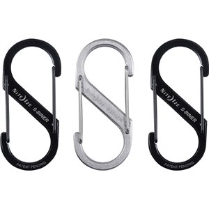S-Biner 3 Stainless 3pk