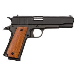 Rock Island 51421 GI Standard FS CA Compliant 45 ACP Caliber with 5 Barrel 81 Capacity Overall Black Parkerized Finish Steel Bea