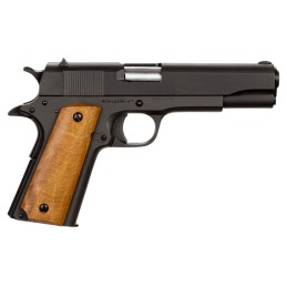 Rock Island 51815 GI Standard FS CA Compliant 38 Super Caliber with 5 Barrel 101 Capacity Overall Black Parkerized Finish Steel 