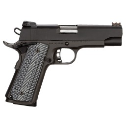 Rock Island 51487 Rock Ultra MS 45 ACP Caliber with 4.25 Barrel 81 Capacity Overall Black Parkerized Finish Steel Beavertail Fra