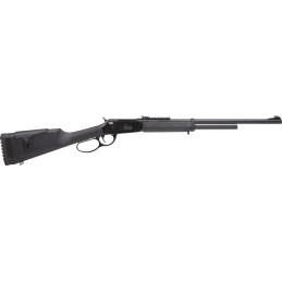 Rock Island AGLA410 Lever Action All Gen 410 Gauge 51 20 Blued Black Rec Fully Adjustable Synthetic Stock  Forend Compact