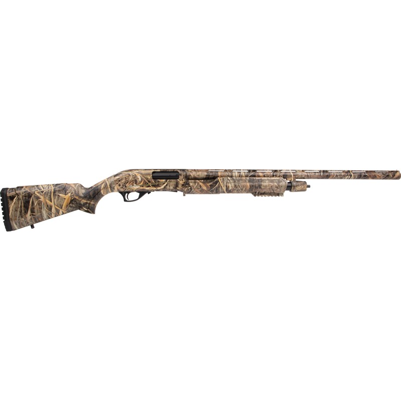 Rock Island PA12H26MAX Pump Action Field  12 Gauge Pump 3 51 26 Realtree Max5 Steel Barrel Aluminum Receiver  Fixed Synthetic St