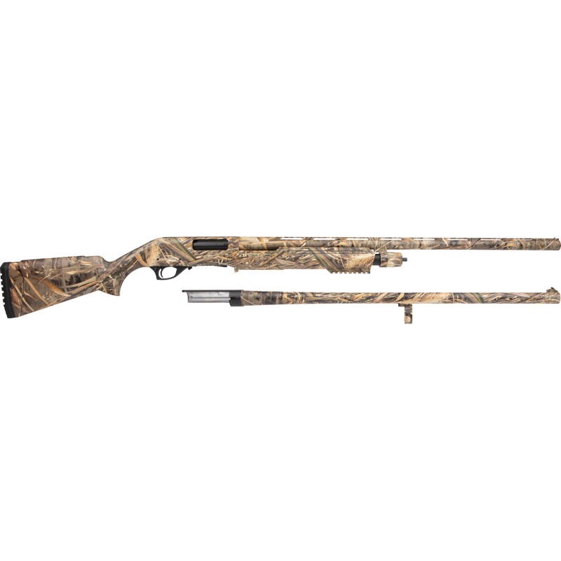 Rock Island PA12C2428MAX Pump Action Combo 12 Gauge Pump 51 2824 Realtree Max5 Smooth Bore Barrel Realtree Max5 Aluminum Receive