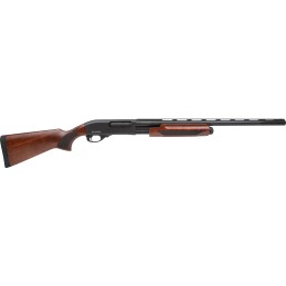 Rock Island PA12MNL26 PA12 Waterfowl 12 Gauge Pump 3.5 41 2 Black Anodized Smooth BoreVent Rib Barrel  Receiver Fixed Walnut Woo