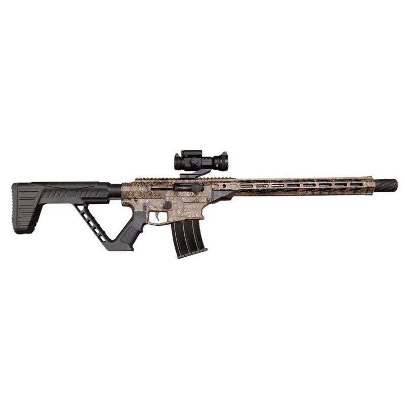 Rock Island VR80T VR80  12 Gauge 20 51 3 Realtree Timber MLok Handgaurd Black Fixed Thumbhole Stock Vortex Strikefire II