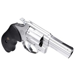 Rossi 2RM649 RM64  357 Mag 6 Shot 4 Matte Stainless Steel Barrel Cylinder  Frame Textured Black Rubber Grip